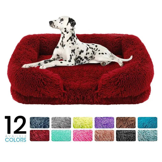 Cozy Plush Dog Sofa Bed